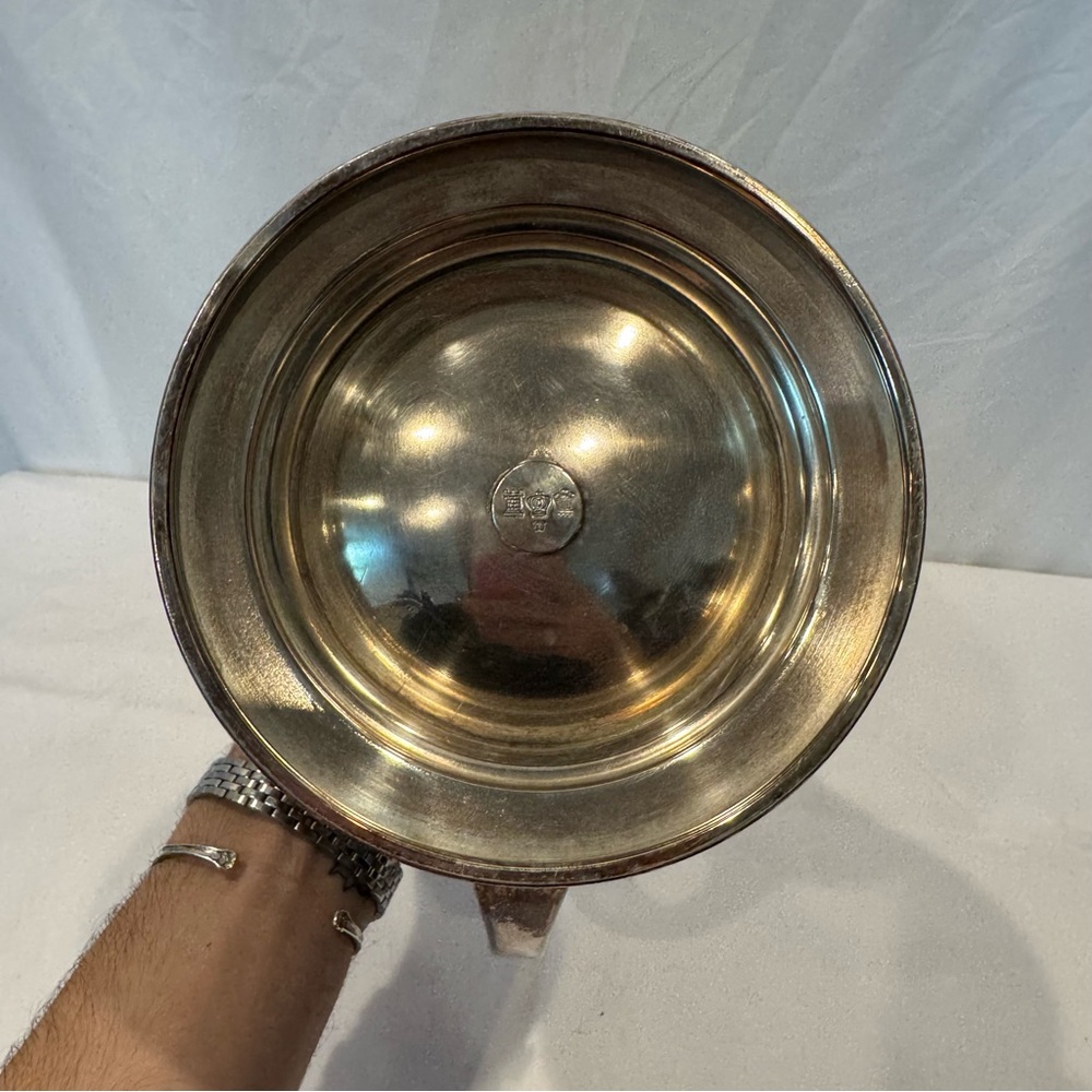 Antique Art Deco 1920s American Silver Plated Pitcher by E.G. Webster & Son, NY - Picture 5 of 9